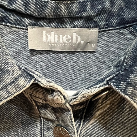 Blueb Boutique Collection Denim Shirt Dress - Picture 4 of 6